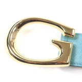 Load image into Gallery viewer, Gucci Memorable Buckle g Logo Bicolor Leather Belt Yellow Blue